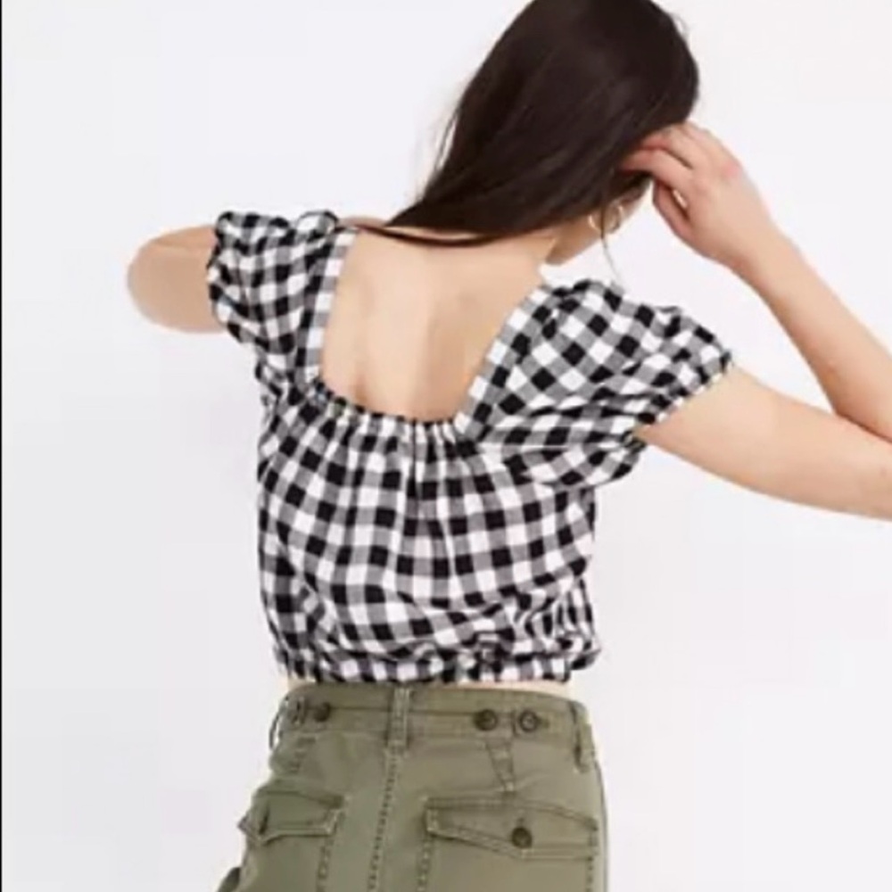 Madewell gingham crop - Picture 3 of 5